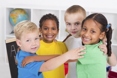 Friendship - Group of friends hugging