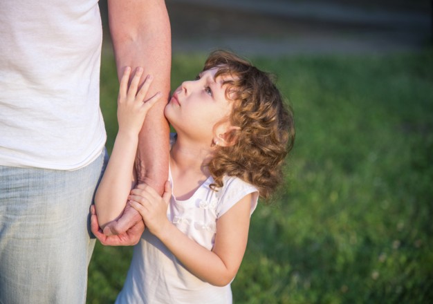 Girl and dad